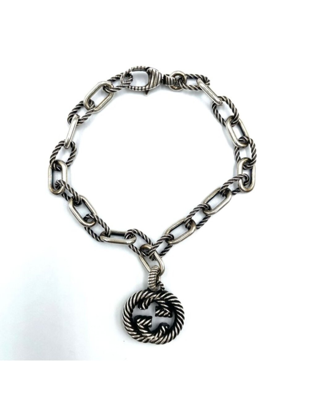 Gucci Interlocking Silver Bracelet - Picture 3 of 8